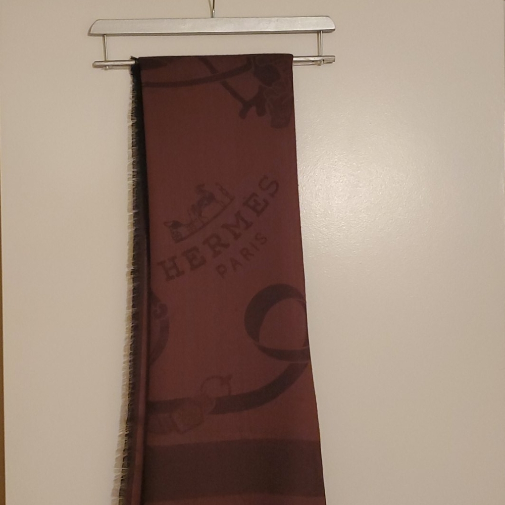 Hermes Cashmere / Silk Scarf